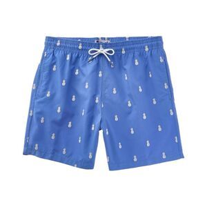 Trunks Surf & Swim Co. Mens Pineapples Sano Swim Short, Blue